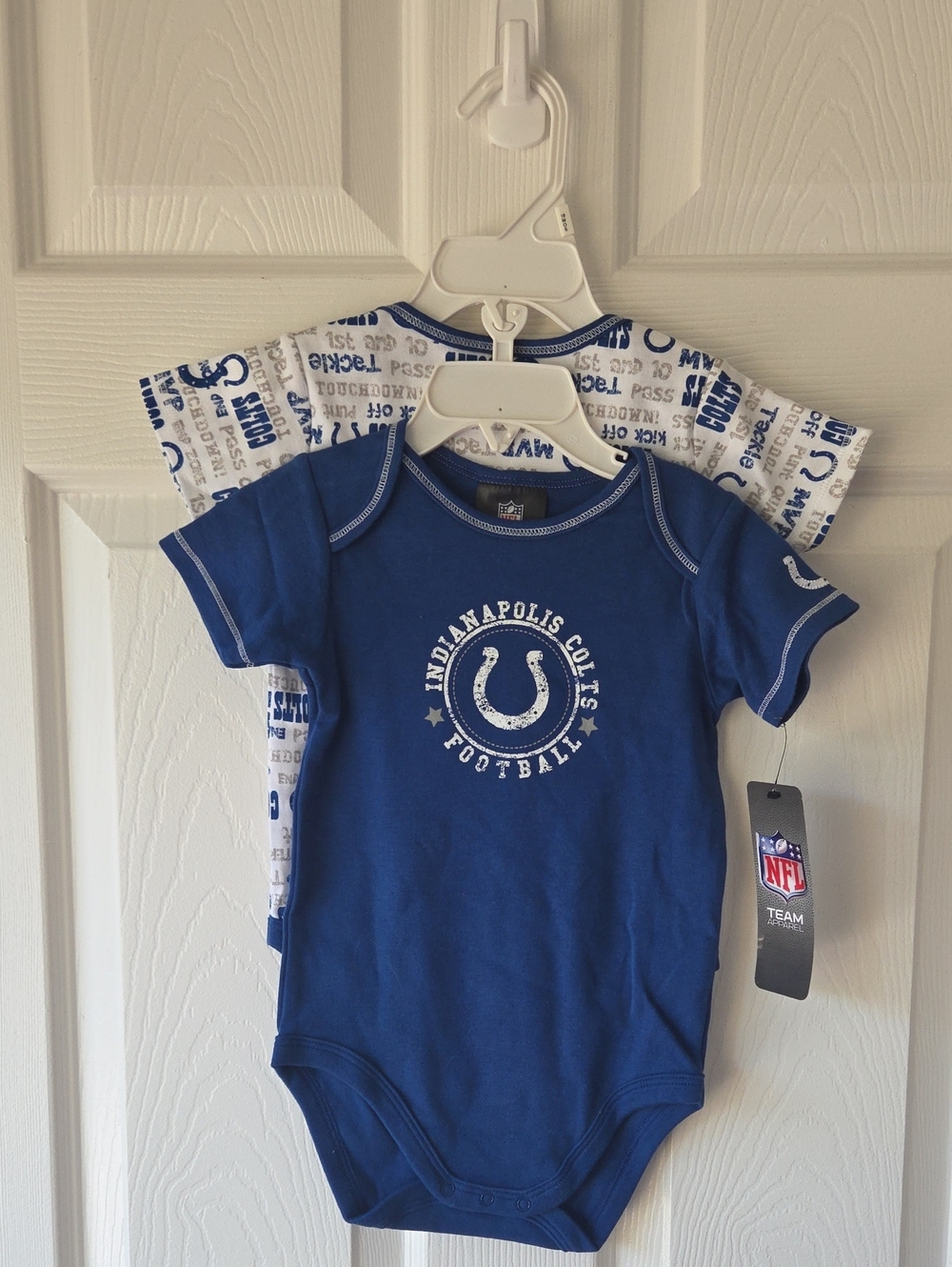 Indianapolis Colts Baby Summer Set 12M,18M, 24M NWT Football Short Sleeves